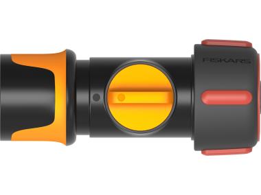 Zdjęcie: Szybkozłącze z zaworem regulacyjnym On/Off 19 mm - 3/4 FISKARS