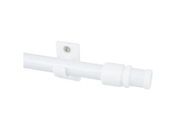 Zdjęcie: Pręt do zazdrostek 12 mm California 135-225 biały GARDINIA