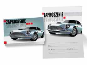 Zaproszenie ZZ-046 Samochód KUKARTKA