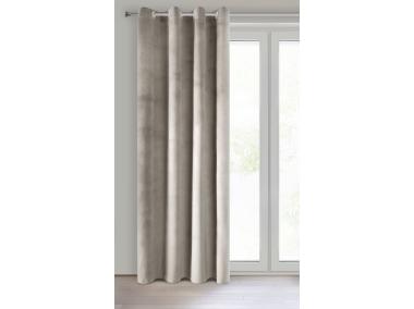 Zdjęcie: Zasłona gotowa Pierre 140x250 cm beżowy EUROFIRANY