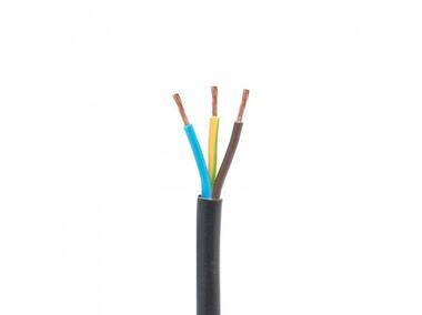 Zdjęcie: Przewód elektryczny OWY 3x1,5 czarny EL-KAG