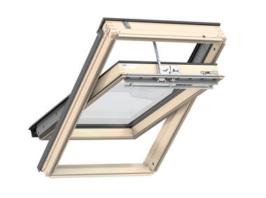 Okno elektryczne GLL 1061Z21A drewniane otwierane u góry, 55x78 cm VELUX