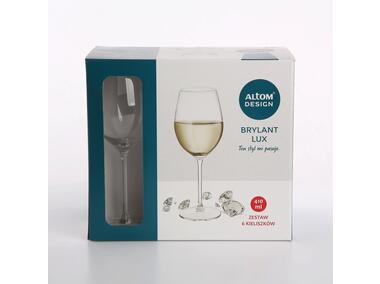 Zdjęcie: Komplet 6 kieliszków na wino białe Brylant Lux 410 ml ROYAL LEERDAM