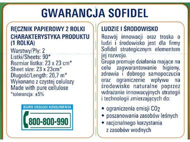Zdjęcie: Ręcznik papierowy Najdłuższy Ręcznik Dekorowany 2 rolki REGINA
