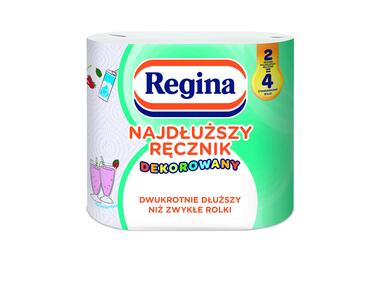 Zdjęcie: Ręcznik papierowy Najdłuższy Ręcznik Dekorowany 2 rolki REGINA