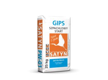 Zdjęcie: Gips szpachlowy Start PW-01, 25 kg SATYN