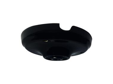 Zdjęcie: Podsufitka ceramiczna okrągła czarna LH0502 DPM SOLID
