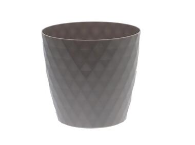 Zdjęcie: Doniczka Cristal 16 cm popiel GARDEN LIFE