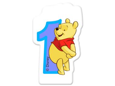 Zdjęcie: Świeczka urodzinowa Winnie Party Favors 1 DISNEY