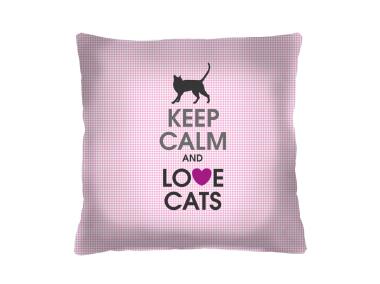 Zdjęcie: Poduszka Love Cats 40x40 cm BERTONI