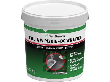 Zdjęcie: Folia w płynie do wewnątrz zielony 3,5 kg Sanitary Foil DEN BRAVEN