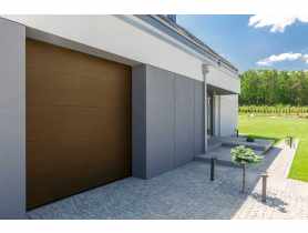 Brama segmentowa Optimal L40, złoty dąb, 3000x2125 mm KRONMAT