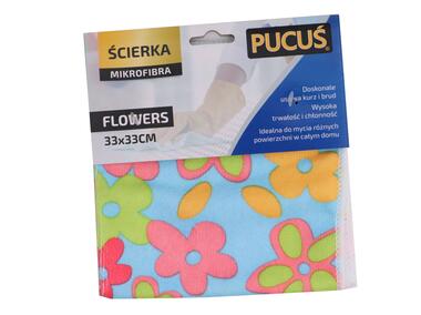 Zdjęcie: Ścierka Flowers z mikrofibry PUCUŚ