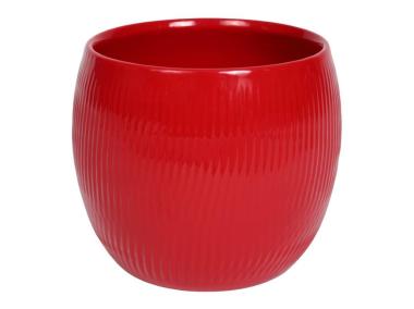 Zdjęcie: Osłonka doniczkowa 667 - 13 cm czerwona CERMAX