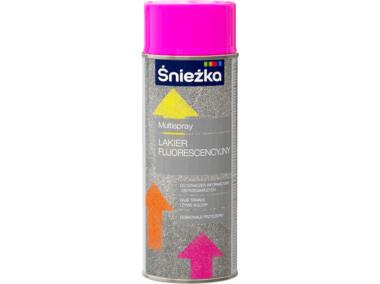 Zdjęcie: Spray fluoroscencyjny Multi różowy 400 ml ŚNIEŻKA