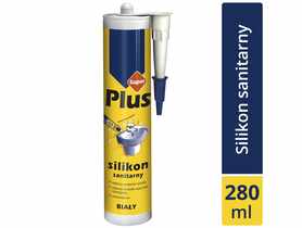 Silikon sanitarny biały 280 ml SUPER PLUS