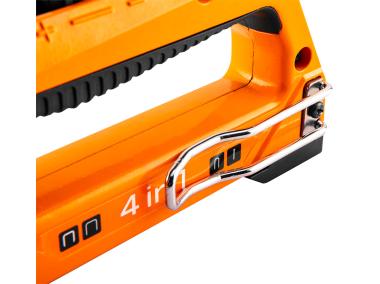 Zdjęcie: Zszywacz tapicerski wielofunkcyjny 4w1, 6-14 mm, aluminiowy, zszywki J, G, L, E NEO