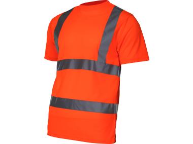 Koszulka T-Shirt ostrzegawcza, pomarańczowa, S, CE, LAHTI PRO