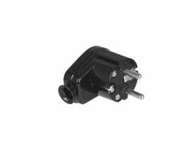 Wtyczka kątowa rozbieralna Uni-Schuko, 2p+Z Schuko, 16A, 250V WT-16U czarny VAYOX