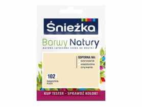 Farba Barwy Natury tester piaszczy plaża 102 25ml ŚNIEŻKA