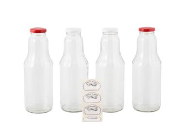 Zdjęcie: Butelka Delis 0,7 L + wieczko - 4 szt. DOMOWA SPIŻARNIA