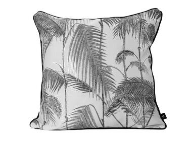 Zdjęcie: Poszewka zaciemniąca z podwójnym nadrukiem bold chic srebrno-czarny 45x45 cm CHIC HOME