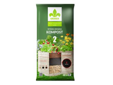 Zdjęcie: Kompost Wysoka Grządka warstwa 2, 40L KRONEN