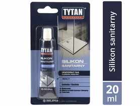 Silikon sanitarny biały 20 ml TYTAN PROFESSIONAL