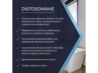 Zdjęcie: Silikon sanitarny biały 20 ml TYTAN PROFESSIONAL