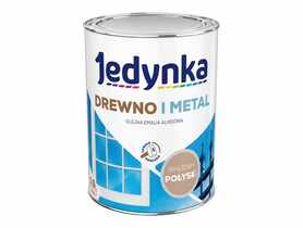 Emalia olejno-alkidowa drewno i metal brąz 0,9 L połysk JEDYNKA