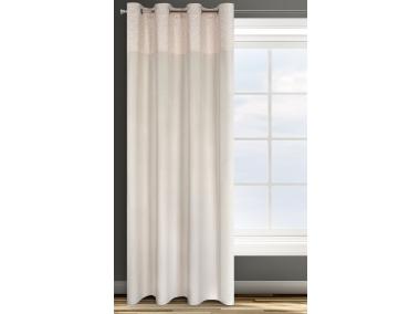 Zdjęcie: Zasłona gotowa D91 Agnes 140x250 cm kremowy EUROFIRANY