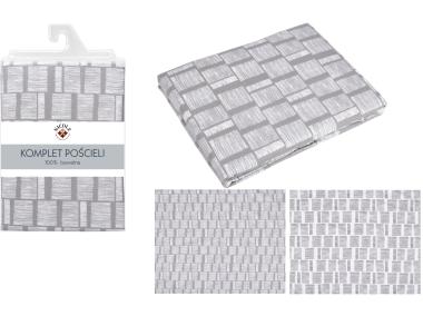 Zdjęcie: Komplet pościeli 100% bawełna 160x200,70x80 cm - 42302 RAVI