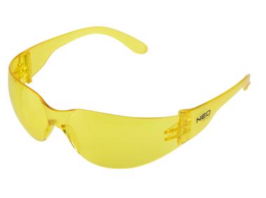 Zdjęcie: Okulary ochronne, żółte soczewki, klasa odpornosci F NEO