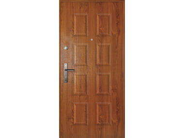 Drzwi zewnętrzne 80 cm lewe Bryza złoty dąb S-DOOR
