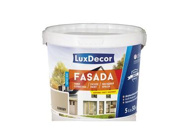 Zdjęcie: Farba fasadowa kawowa 5 L LUXDECOR