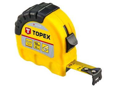 Zdjęcie: Miara zwijana stalowa 10 m x 25 mm TOPEX