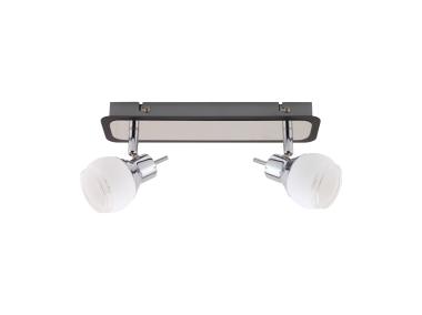 Zdjęcie: Oprawa ścienno-sufitowa Epos G9 2L kolor chrom/wenge 2 x 40 W STRUHM