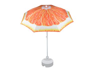 Parasol ogrodowy 180 cm poliester pomarańcza OŁER