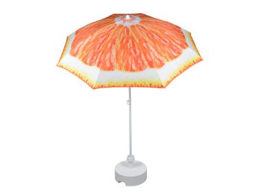 Zdjęcie: Parasol ogrodowy 180 cm poliester pomarańcza OŁER