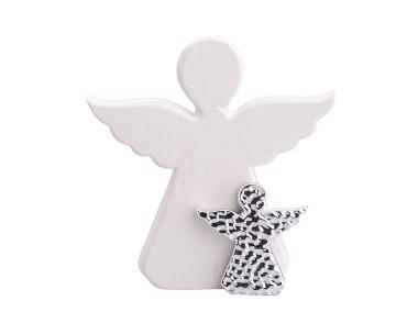 Zdjęcie: Figurka Aniołek 11x3,5x11 cm biała ALTOMDESIGN