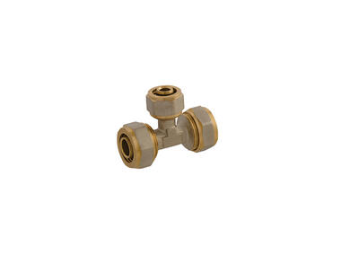Zdjęcie: Trójnik redukcyjny Pex 20 x 16 x 20 mm - system skręcany IDMAR