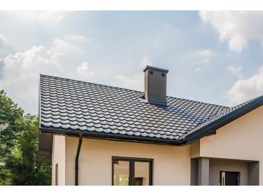 Zdjęcie: Blachodachówka Gryf 350/25 purlak 9005 BLACHY PRUSZYŃSKI