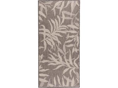 Zdjęcie: Dywan Express 67x140 cm liście szaro-beżowy MULTI-DECOR