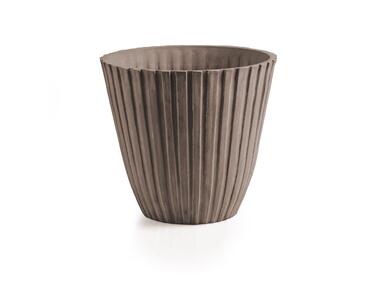 Zdjęcie: Donica z surowców wtórnych 20x20x18 cm taupe TIN TOURS
