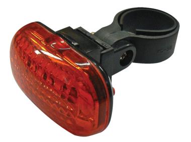 Zdjęcie: Lampa rowerowa tylna 3 LED 2 AAA EMOS