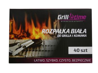 Zdjęcie: Rozpałka biała kostka 40 szt. GRILL TIME