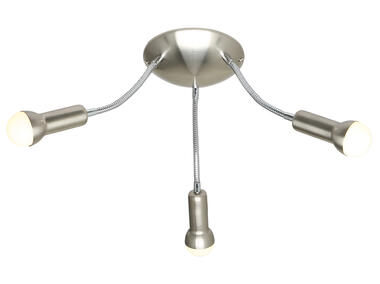 Zdjęcie: Lampa sufitowa plafon ARC satyna nikiel CANDELLUX