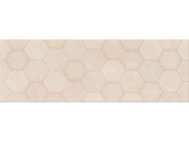 Zdjęcie: Płytka ścienna Brazil hexagon cream 20x60 cm CERSANIT