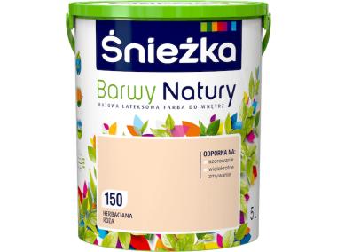 Zdjęcie: Farba Barwy Natury herbaciana róża 150 5L ŚNIEŻKA