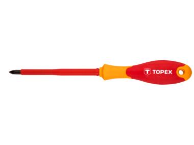 Zdjęcie: Wkrętak krzyżowy 1000V, PZ2 x 100 mm TOPEX